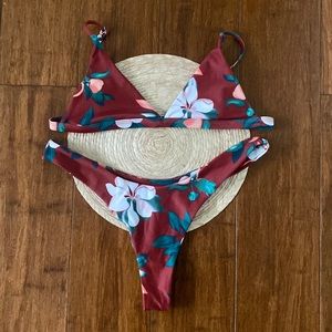 👙 Super cute high waisted bikini set M